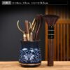 Bộ trà cụ 6 món gỗ Đàn hương đen